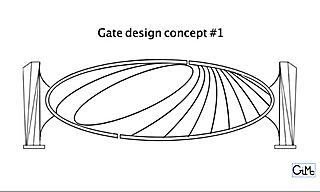 The 'Gate' design #1, by Gilbert McCann
