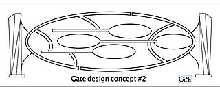 'Gate' design #2, by Gilbert McCann
