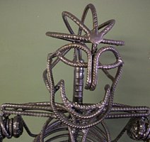 'Flower Child' metal sculpture