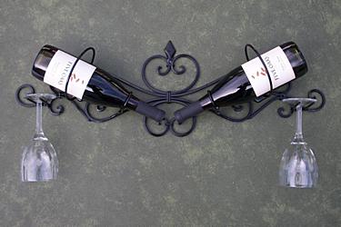 Wine bottles & glasses holder